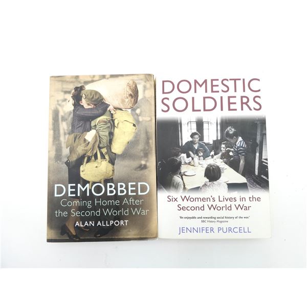 "DEMOBBED" AND "DOMESTIC SOLDIERS" BOOK LOT