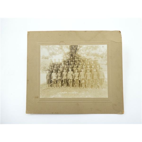 WWI CANADIAN 7TH HUSSARS, #2 PLATOON C. CO. 58TH BATTALION PHOTO