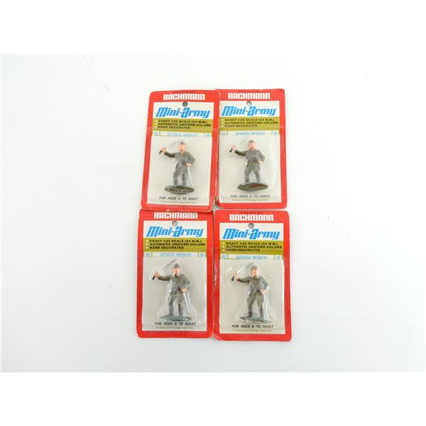 BACHMANN JAPANESE INFANTRY MINI-ARMY MEN LOT