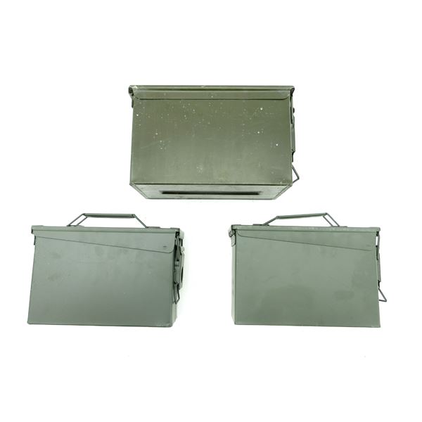 ASSORTED METAL AMMO TIN LOT