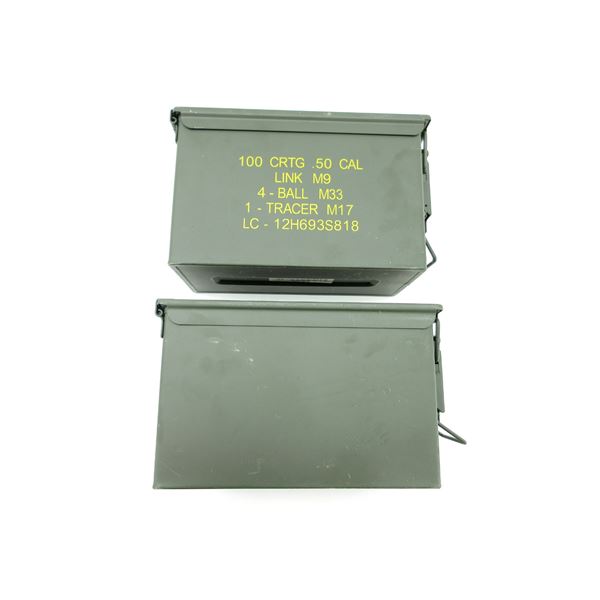 ASSORTED METAL AMMO TIN LOT