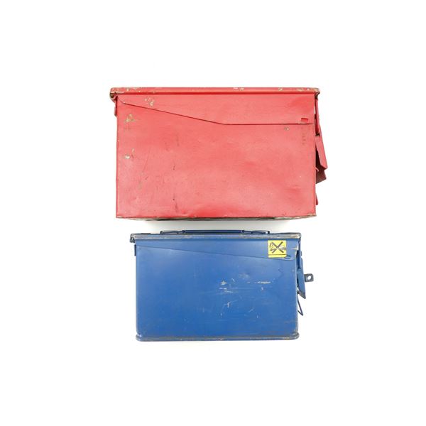 ASSORTED METAL AMMO TIN LOT