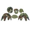 Image 2 : ASSORTED MILITARY SUN HAT, UTILITY CAP, HELMET COVERS, ETC. LOT