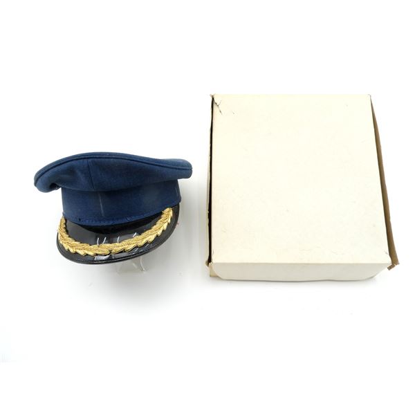 RCAF SENIOR OFFICER PEAKED CAP WITH ORIGINAL BOX