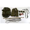 Image 1 : ASSORTED MILITARY POUCHES, DUFFLE BAG, ETC. LOT