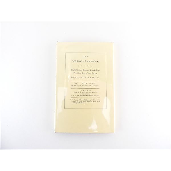 "THE ARTILLERIST'S COMPANION" BOOK