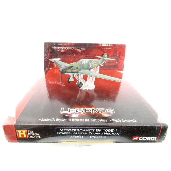 CORGI WWII ACES MESSERSCHMITT BF 109E-1 MODEL PLANE