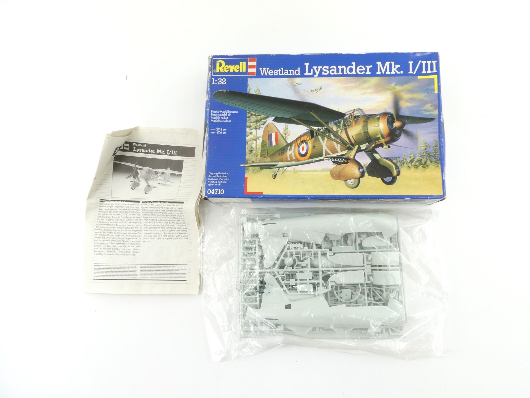 Lysander Conversion Kit REVELL WESTLAND LYSANDER MK.I/III MODEL KIT