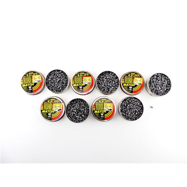 RUKO MATCH .177 (4.5MM) CALIBER PELLETS LOT
