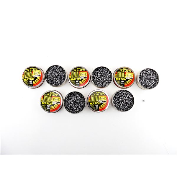 RUKO MATCH .177 (4.5MM) CALIBER PELLETS LOT