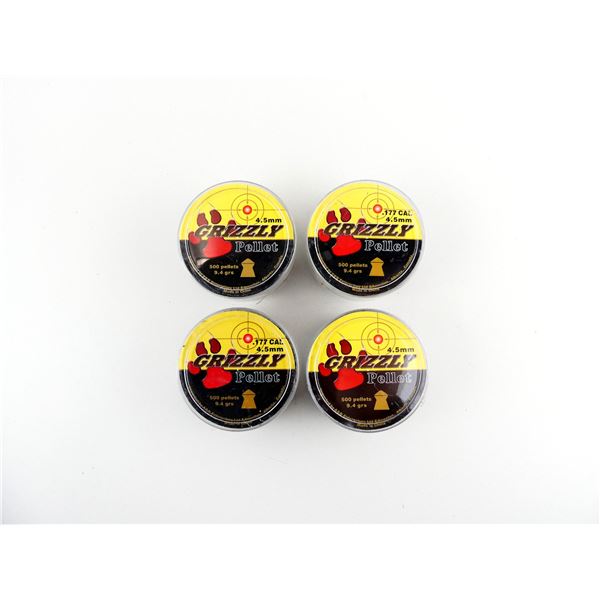 GRIZZLY .177 (4.5MM) PELLETS LOT