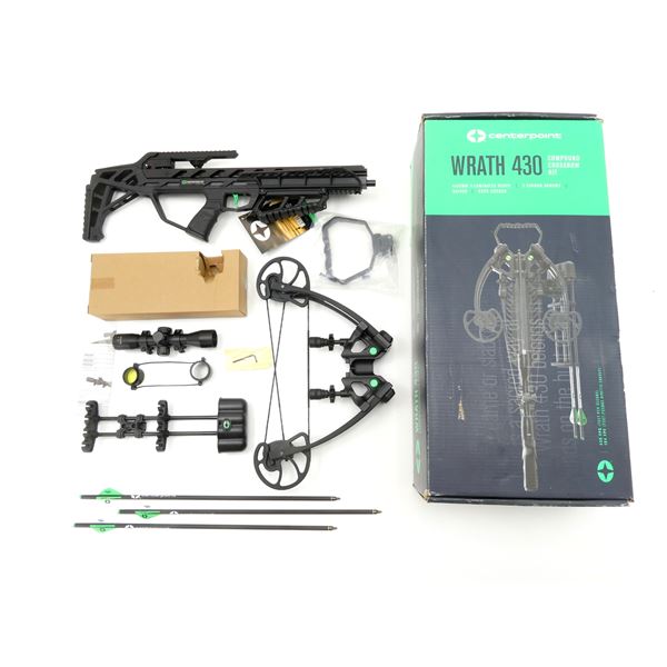 NEW CENTERPOINT WRATH 430 COMPOUND CROSSBOW LOT