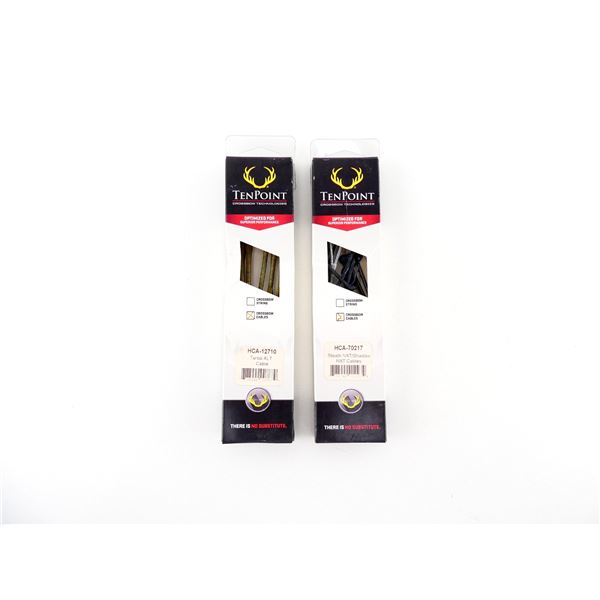 ASSORTED TEN POINT HCA-70217 STEATH NXT/SHADOW NXT CROSSBOW CABELS AND TEN POINT HCA-12710 TURBO XLT