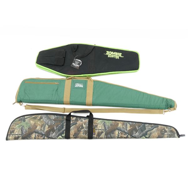 ASSORTED SOFT PADDED RIFLE CASES LOT