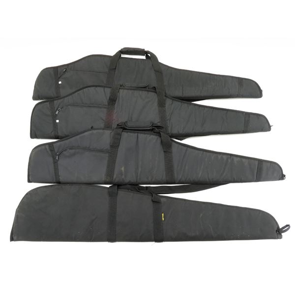 ASSORTED SOFT PADDED RIFLE CASES LOT
