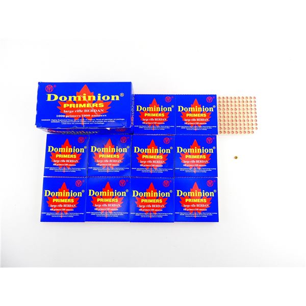 DOMINION LARGE RIFLE BERDAN PRIMERS LOT