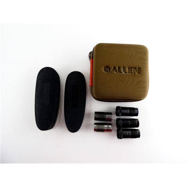 ASSORTED 12 GAUGE CHOKE AND RECOIL PAD LOT