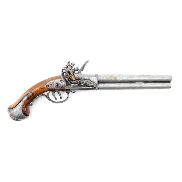 REPLICA LONDON OVER/UNDER FLINTLOCK PISTOL