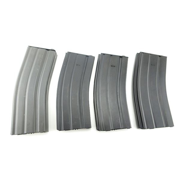 ASSORTED AR-15 / M4 STYLE AIRSOFT 6MM BB MAGAZINE LOT