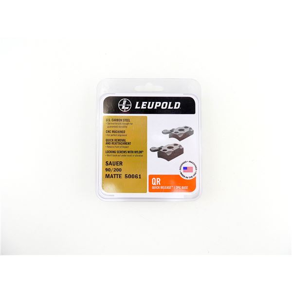 LEUPOLD SAUER 90 / 200 SCOPE BASE