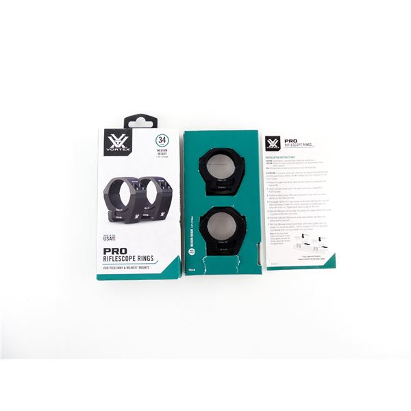 VORTEX 34MM PRO SCOPE RINGS