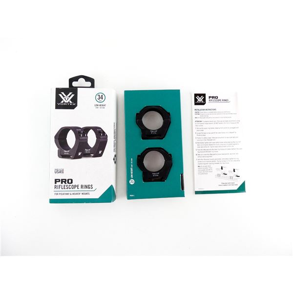 VORTEX 34MM PRO SCOPE RINGS