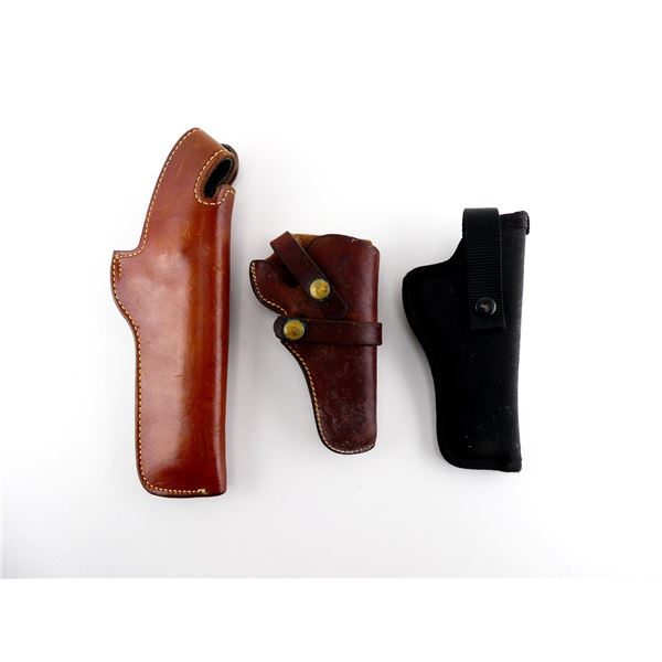 SMITH & WESSON, HUNTER AND UNCLE MIKE'S RIGHT-HANDED HOLSTERS LOT