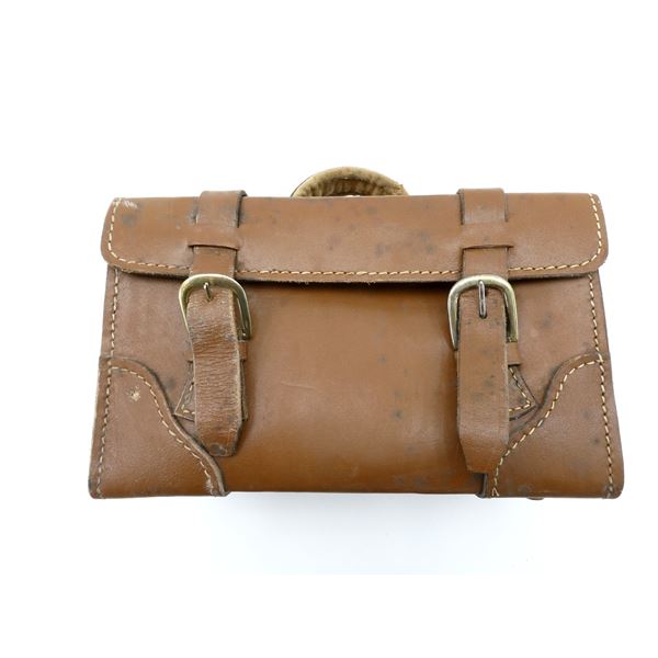 VINTAGE LEATHER AMMO BAG