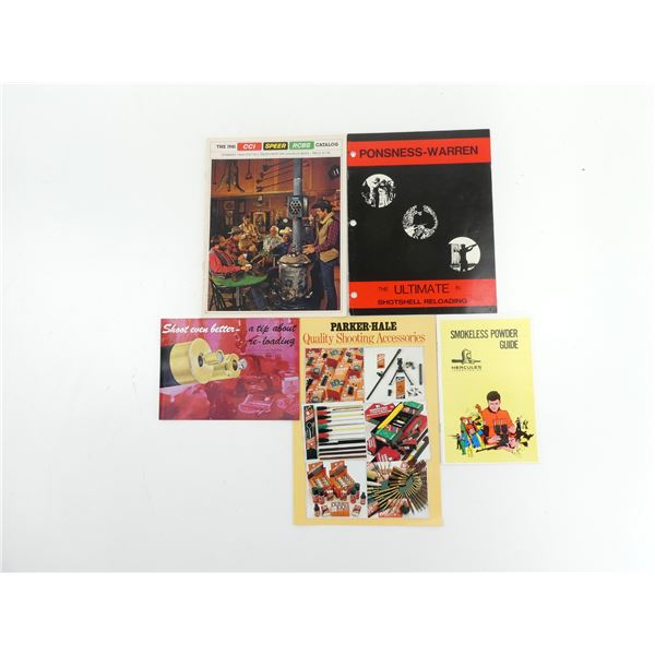 ASSORTED RELOADING / ETC. BROCHURE / CATALOGUE LOT