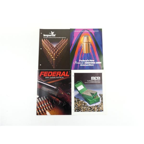 ASSORTED AMMUNITION CATALOGUES LOT