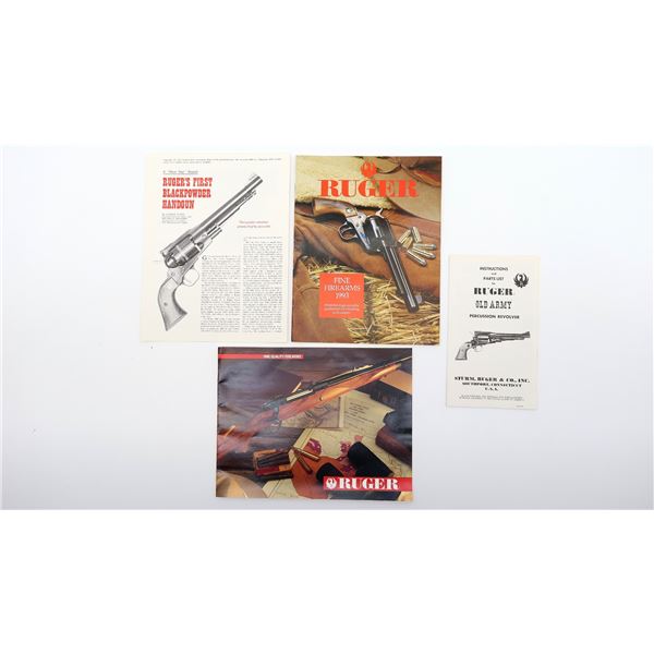 ASSORTED RUGER CATALOGUES LOT