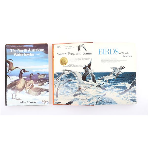 "WATER, PREY, AND GAME BIRDS OF NORTH AMERICA" AND "THE NORTH AMERICAN WATERFOWLER" BOOKS LOT
