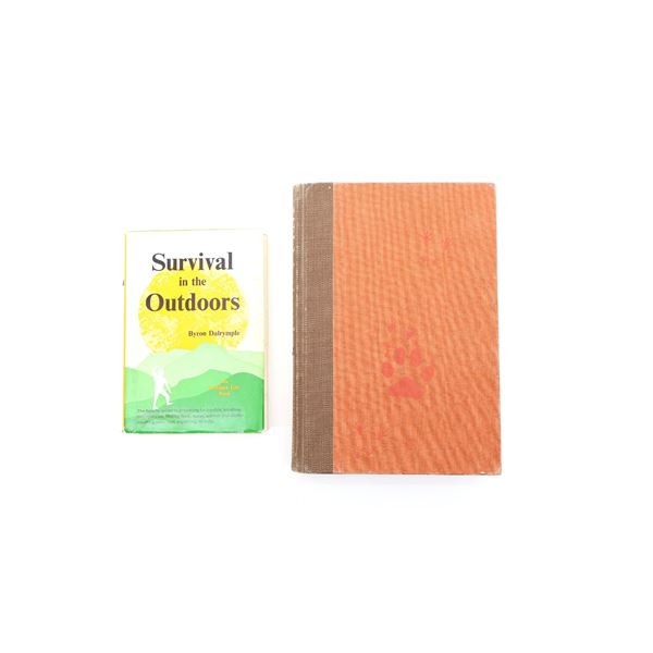 "SURVIVAL IN THE OUTDOORS" AND "WILD ANIMALS OF NORTH AMERICA" BOOKS LOT