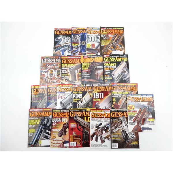 ASSORTED "GUNS & AMMO" MAGAZINES LOT