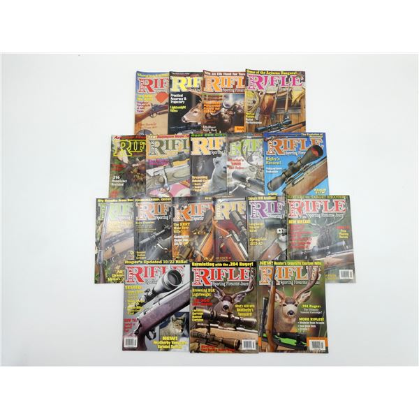 ASSORTED "RIFLE: SPORTING FIREARMS JOURNAL" MAGAZINES LOT