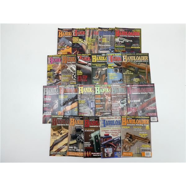 ASSORTED "HANDLOADER: AMMUNITION RELOADING JOURNAL" MAGAZINES LOT