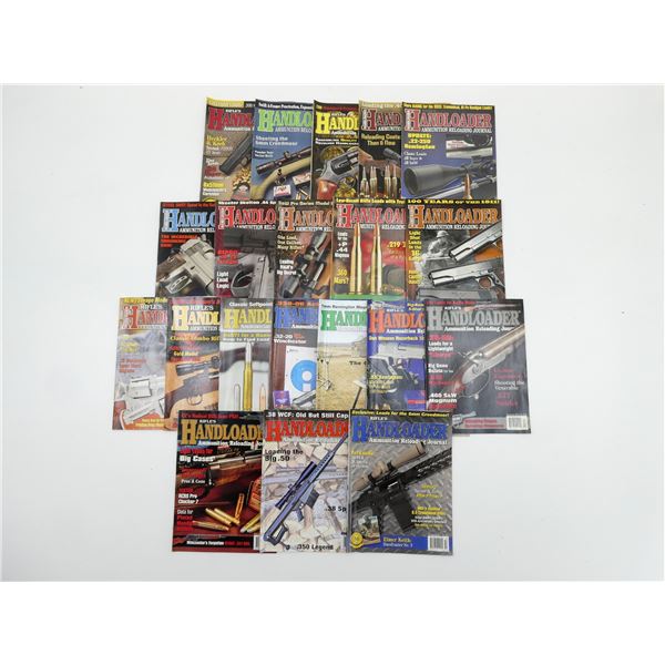 ASSORTED "HANDLOADER: AMMUNITION RELOADING JOURNAL" MAGAZINES LOT