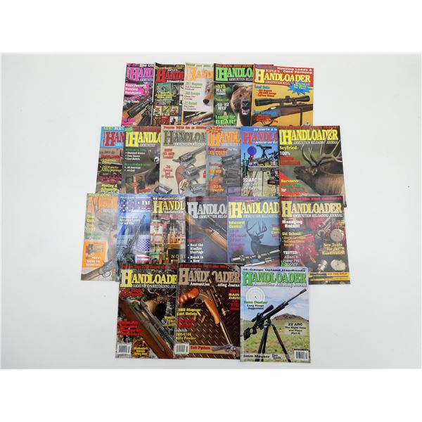 ASSORTED "HANDLOADER: AMMUNITION RELOADING JOURNAL" MAGAZINES LOT
