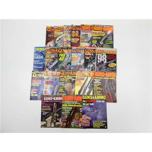 ASSORTED "GUNS & AMMO" MAGAZINES LOT