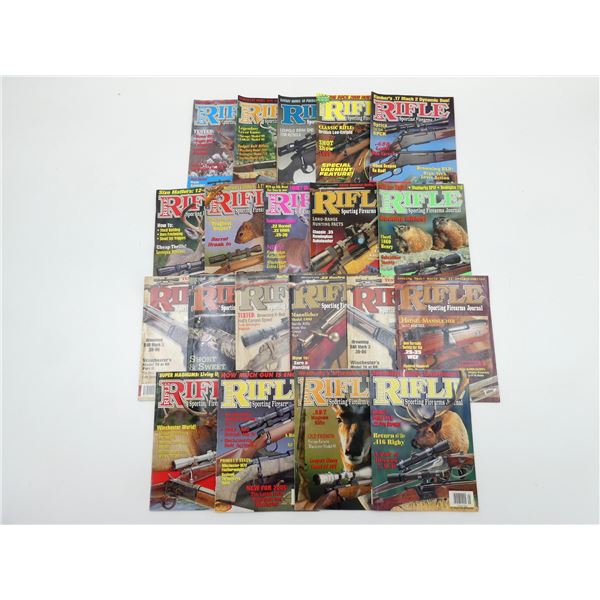 ASSORTED "RIFLE: SPORTING FIREARMS JOURNAL" MAGAZINES LOT