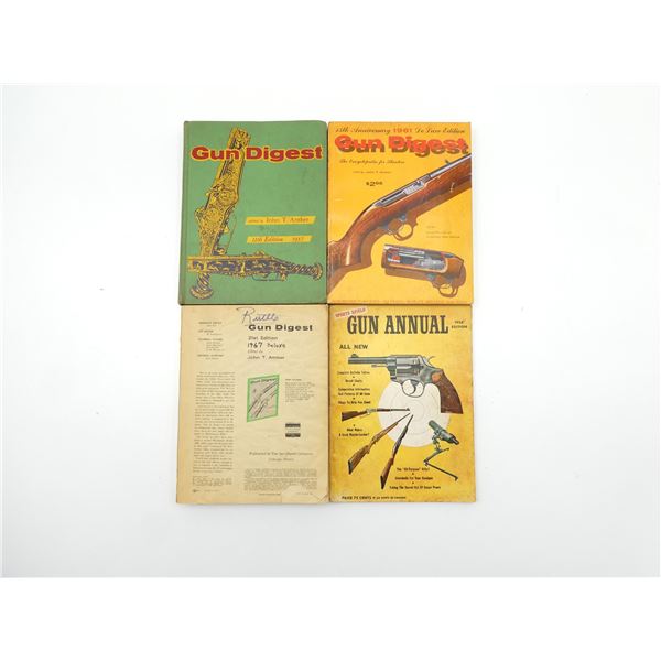 ASSORTED "GUN DIGEST" AND "GUN ANNUAL" CATALOGUES LOT