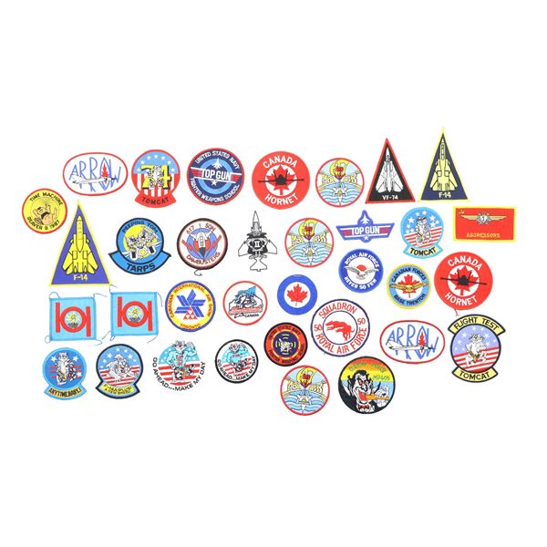 ASSORTED MILITARY AIRFORCE CREW / SQUADRON, ETC. BADGE LOT