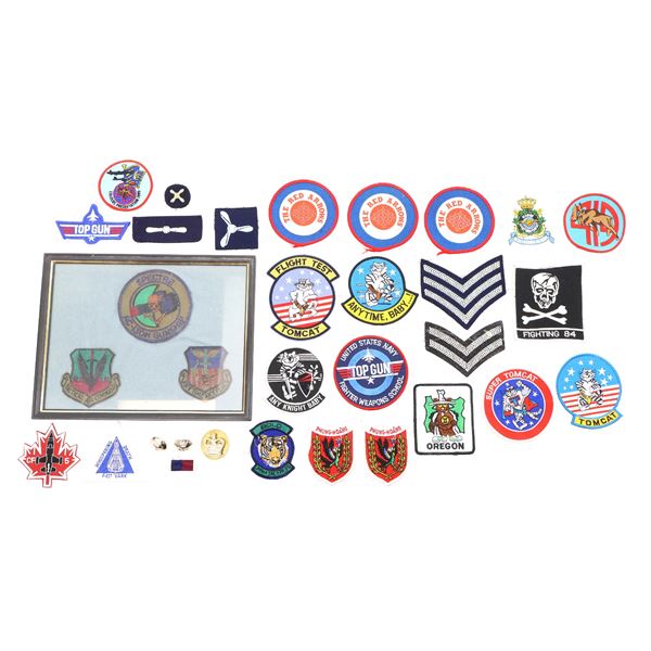 ASSORTED MILITARY AIRFORCE CREW / SQUADRON ETC. BADGE LOT