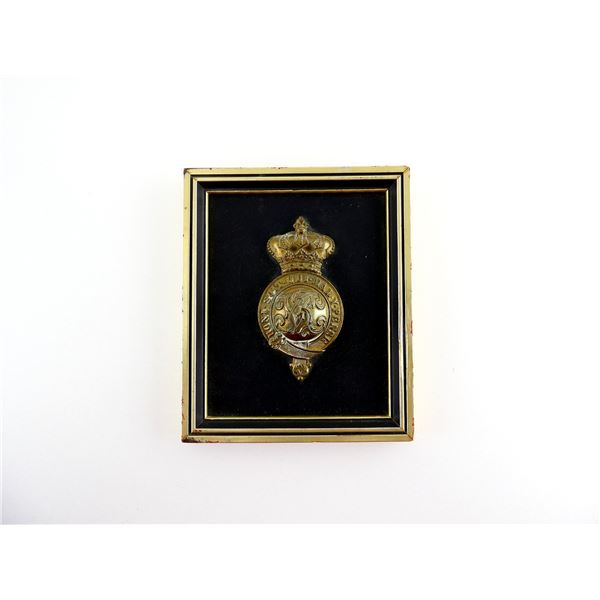 VICTORIAN ERA BRITISH MOUNTED INFANTRY OFFICER'S BADGE