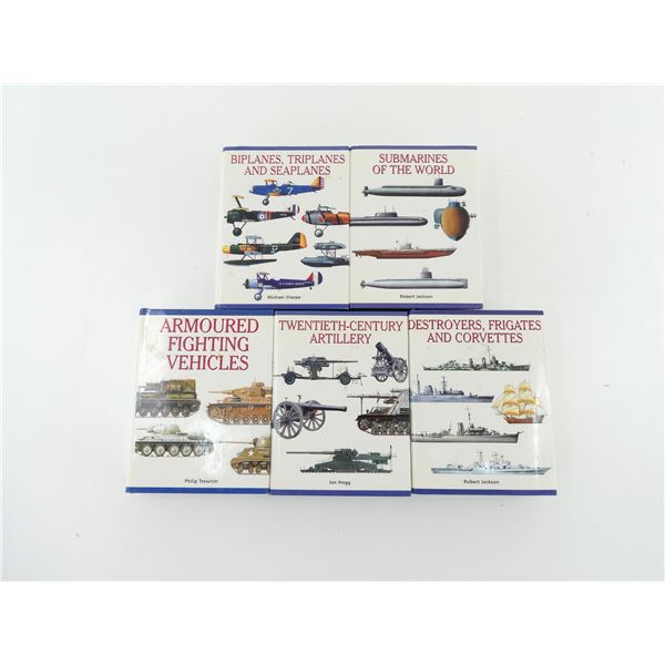 ASSORTED MILITARY VEHICLES / WEAPONRY BOOK LOT