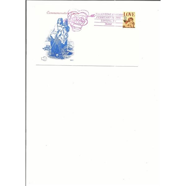 Valentine's Day - First Day Cover - Loving, TX. - 1996
