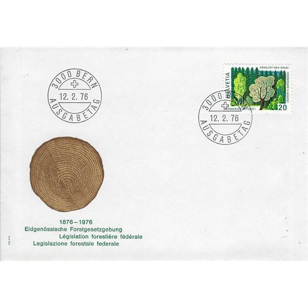 Swiss - First Day Cover - 1976