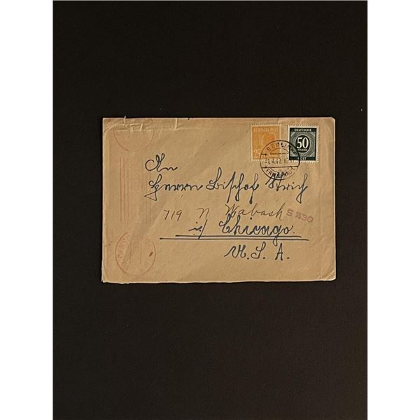 Vintage Germany Stamped Envelope