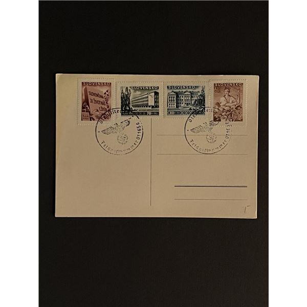 Vintage Slovakia First Day Cover
