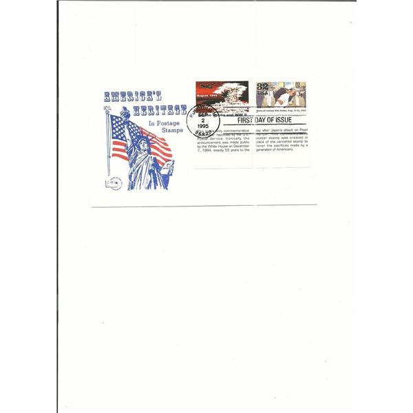 V-J Day 50th Anniversary - First Day Cover - Honolulu, HI - 1995